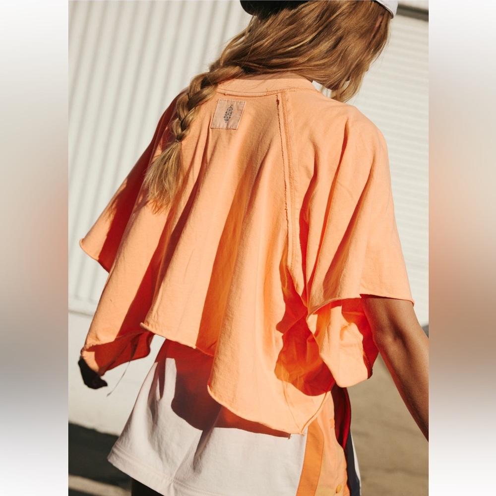 NEW Free People FP Movement Reflect Tee in Melon - Picture 2 of 8